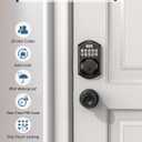 TEEHO TE001 Keyless Entry Door Lock with Keypad - Smart Deadbolt Lock for Front Door with 2 Keys - Auto Lock - Easy Installation - Oil-Rubbed Bronze
