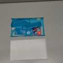 FYOUNG Protective Case for Nintendo Switch 2 2025, Slim Hard Shell for Switch 2 Accessories, Scratch & Shock Protection Cover with Screen Protector, 8 Thumb Grip(Translucent Blue, Switch 2 7.9inch)