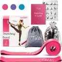 Premium Stretch Bands for Dancers  Improve Stretching & Flexibility with Ballet Stretching Band, Perfect Dance Equipment for Splits & Strength  Ideal Gifts for Dancers & Ballet Training (Pink Regular)