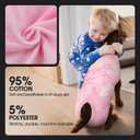 FUAMEY Recovery Suit for Dogs After Surgery,Soft Breathable Dog Bodysuit E-Collar & Cone Alternative Surgical Suit,Male Female Dog Neuter Spay Suits Anti Licking Wounds Onesie Pink Tie Dye XL