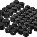Motorcycle Bolt Covers Head Bolt Toppers Caps Black Kit for Harley 2017-2023 Touring Road King Street Glide Road Glide 2018-2023 Softail (All Black)