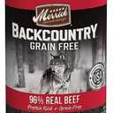 Merrick Backcountry 96 Real Beef Can Dog Food (1 Fl Oz (Pack of 1)) Best Before, July 2025