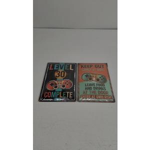 LANOLULANOLU Tin Sign, Metal Sign, Decorations 12x8, 2 Packs