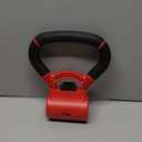 Yes4All Kettlebells Grip, Dumbbell Grip Handle, Convert Dumbbells into Kettlebell for Home Gym, Kettlebell for Weights Plate, 0.5 Kilograms (C. Red/ Black)