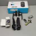 Veise VE06-L Smart Locks with 2 Lever Handle Set, App Control, Keyless Entry Deadbolt for Front Door, Electronic Digital Touchscreen Keypad, Auto Lock, Waterproof, Easy Installation, Matte Black