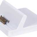 iFocus Electronics Docking Station for iPad/iPhone/iPod, 3 x 1.25 inches, White
