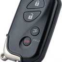 Smart Car Key Fob Replacement for Lexus RX350 RX450H GX460 CT200H fits 2010 2011 2012 2013 2014 2015 Proximity 4 Button Remote HYQ14ACX 271451-5290 (1)