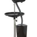 Portable Shampoo Bowl (Pack of 1) | Adjustable Basin Height,One-Bucket Design with Drain Hoses | Home & Barber Use | Black