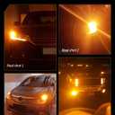 AUXLIGHT 3157 3057 3156 4157 3157K LED Bulbs Amber Yellow, Ultra Bright 60-SMD LED Replacement for Blinker Lights, Turn Signal/Parking or Running Lights, Brake/Tail Lights (Pack of 2)