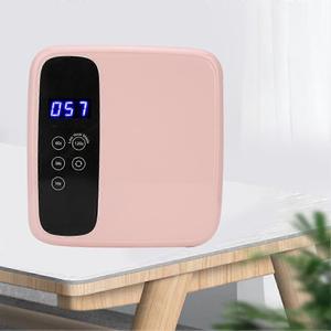 LB UV LED Nail Lamp, Rechargeable LED Nail Dryer, 72W Professional Cordless Nail Lamp with 4 Timer Setting Sensor and LCD Display Portable Home and Salon Gel Nail Art Tools (Pink)