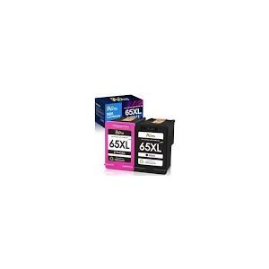 FACMS Remanufactured Ink Cartridges Replacement for HP 65XL 65 XL Ink Cartridge for Envy 5055 5052 5058 DeskJet 3755 2652 2655 3722 3723 3752 3758 3730 3720 3700 2622 2655 Printer (1 Black, 1 Color)