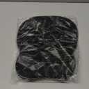 MROCO Ergonomic Mouse Pad with Gel Wrist Rest, Smooth Wrist Support Surface, Non-Slip PU Base for Pain Relief, Comfortable Mousepad for Computer, Laptop, Office & Home, 9.4 x 8.1 in, Black