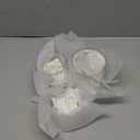 INIUNIK 3 Pack Glass Qtip Holder Dispenser, 20 oz and 11 oz Clear Glass Apothecary Jars, Bathroom Vanity Canisters Organizer Jars for Cotton Swabs, Balls, Rounds, Pads, Floss, Bath Salts