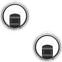 20 oz Tumbler Lids for Yeti, 2 Pack Replacement Lids for Yeti 20 oz Tumbler with Magnetic Slider Replacement, 10/24 oz Mug, 10 oz Lowball, Compatible for Ozark Trail, Old Style Rtic(Black+Black)
