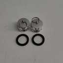 2PCS Aluminum Type DP Cam and Groove Fitting, Female Coupler x Female NPT, with 2PCS Camlock Gasket Fitting (2")