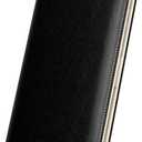 Nipichsha Womens Wallet, RFID Slim Wallets for Women, Thin Ladies Credit Card Holder Purse, Cute Leather Bifold Clutch Billfold with 11 Card Slots & ID Window, Black