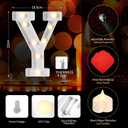Hortsun Marry Me Light up Letters Proposal Decorations Will You Marry Me Sign Rose Petals 24 LED Candles Romantic Night Light for Proposal Engagement Wedding Anniversary Valentine's Day(Red)