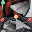 Car Rear Seat Mattress Extension Plate, Foldable Car Back Seat ExtenderPortable Mattress for Sleeping, Increase Travel Trunk Space and Car Bed Camping Space for Cars, SUV, Model Y/3