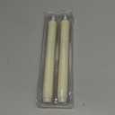 Homemory 2 PCS Flameless Taper Candles with Remote and Timer, 9.6 inch Ivory LED Candle Sticks Battery Operated, Dripless Real Wax Window Candles with 3D Flickering Flame for Fireplace Christmas