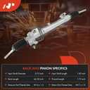 A-Premium - Hydraulic Power Steering Rack and Pinion Compatible with Toyota Land Cruiser 2003-2007 4.7L & Lexus LX470 2003-2007 4.7L, Replace# 4550369025