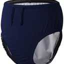 EEOST Youth Special Needs Reusable Swim Diapers Swimwear for Incontinence Cloth Diaper Covers Waterproof,Leakproof, Unisex (5-8T, Navy) M