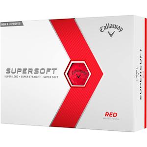 Callaway Golf Supersoft Golf Balls (2023) (Red)