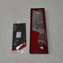 anshee 7 Inch Japanese Chef Cleaver Knife - High Carbon Stainless Steel Ultra Sharp Blade, Multi-Task Meat & Vegetable Chinese Knife with Wood Handle & Gift Box (Sheath Included for Home/Restaurant)