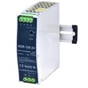 XSHBGF 24VDC Power Supply NDR 120W DIN Rail Power Supply Switch Switching Converter DC (Input 100-240VAC Output 24VDC 50/60HZ 24V 5A)