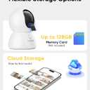 BoyKeep Indoor Camera, 2K Cameras for Home Security with Motion Detection, Pet Camera Indoor with Phone App, Color Night Vision, 2-Way Audio, Cloud/TF Card Storage, Compatible with Alexa