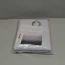 ChrisDowa Small Window Curtains for Kitchen and Bedroom - Grommet Short Thermal Insulated Room Darkening Curtains (2 Panels, Greyish White, 42 x 36 Inch)