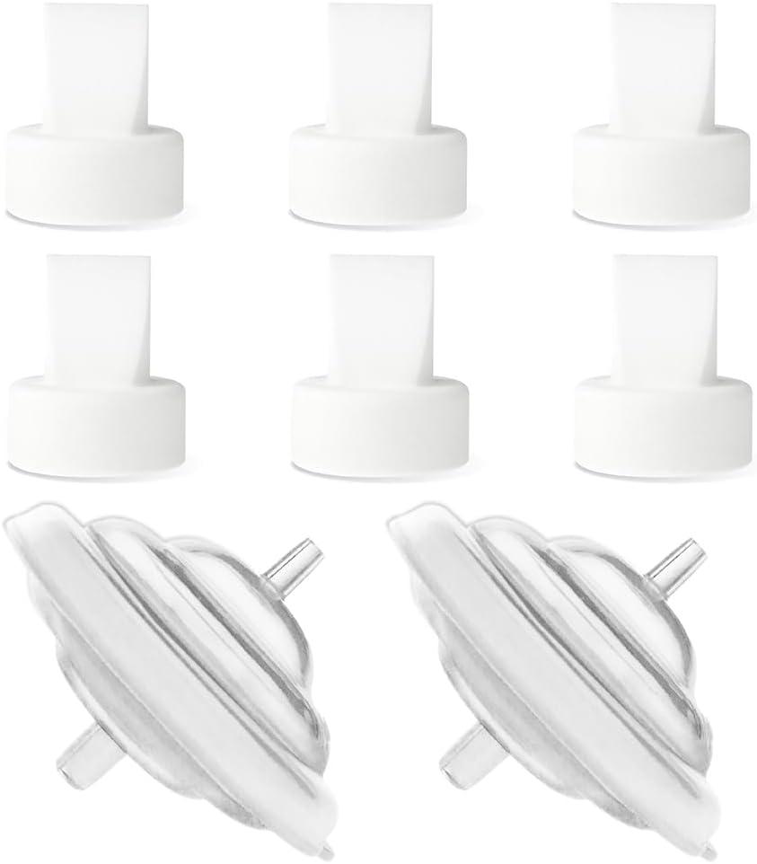 Nenesupply Backflow Protector Duckbill Valve Compatible with Spectra S1 S2 Synergy Gold Breast Pumps Replacement for Spectra Pump Parts Backflow Protector S1 S2 Replacement Parts Accessories
