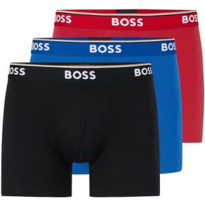 BOSS Men's Stretch Cotton Boxer Briefs 3 Pack (L)