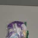 Shyyween Lady Porch Goose Outfit for 17'' Cement Plastic Lawn Goose Statue Clothes Purple Bathrobe Coffee Cup Curlers for Outdoor Garden Yard Patio Decoration