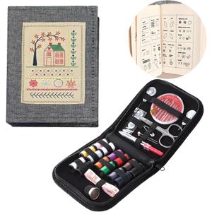 Embroidery Book,Embroidery Stitch Book,Sewing Books for Beginners Adult，Plus a Set of Sewing Tools