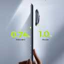 seenda Wireless Keyboard and Mouse Combo Full Size Slim Thin Wireless Keyboard Mouse with On/Off Switch on Both Keyboard and Mouse - (Black and Silver)