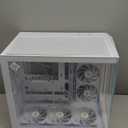 Antec C5 ARGB White, Mid-Tower ATX PC Case, Seamless Tempered Glass Front & Side Panels, 7120mm ARGB PWM Fans Included, Supports Up to 10 Fans, 360mm Radiator Support, Type-C 3.2 Gen 2