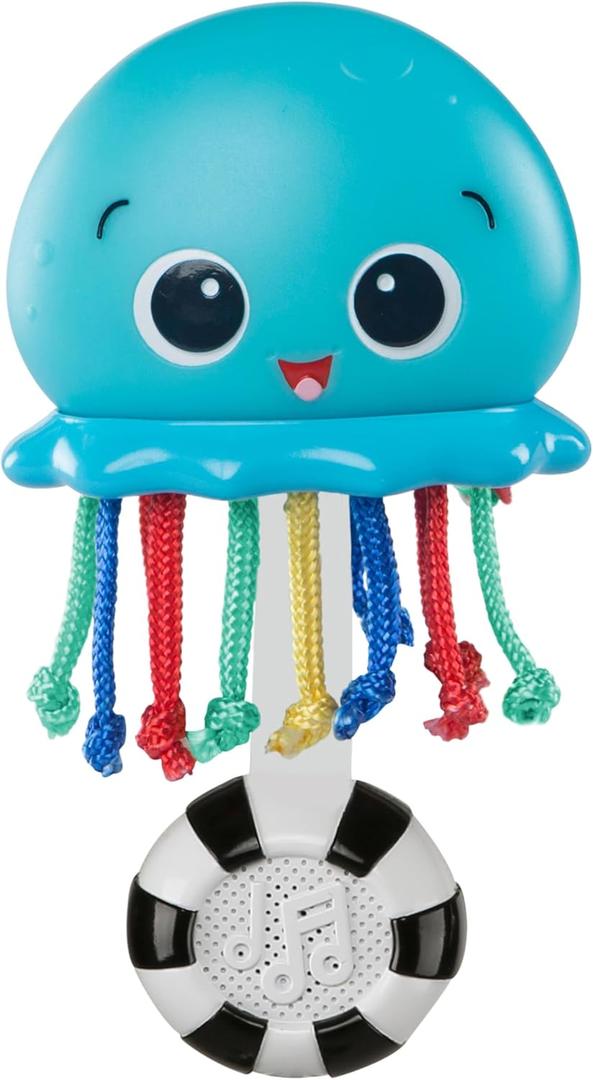 Baby Einstein Ocean Glow Sensory Shaker Musical Toy, Ages Newborn 
