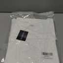 SCOMCHIC Plus Size Blouses for Women Summer Chiffon 3/4 Sleeve Tunic Tops Dressy Scoop Neck Casual Loose Flowy Shirts (X-Large Plus, White)