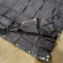 90% Pergola Shade Cover 5'X 10' Black Sun Shade Cloth with Grommets GN02 for Outdoor Garden Patio Porch, Commercial Grade 200 GSM