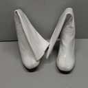 DREAM PAIRS Women's Gogo Boots Square Toe Chunky Wide Calf Knee High Boots For Women (7.5, White/Patent/Pu)