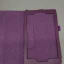 Tablet Cover for Amazon Kindle Fire 7 5th Generation SV98LN(2015 Release),Ultra Slim Folio Stand Lightweight Leather Case for Amazon Kindle Fire HD 7 2015 HD7 Gen 5th 7" (Li-Purple)