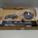 Adjustable Computer Tower Stand, Ventilated Mobile CPU Stand Fits Most PC Tower, Steel Desktop CPU Holder with Rolling Caster Wheels, PC Floor Cart Riser for Gaming Office Desk Accessories