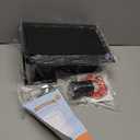 Dog Door for Door All Aluminum 3 Flaps Black, Large Dog Doggy Doggie Door, Heavy Duty Pet Door for Dogs Cats, with Insulation Flap, Telescoping Tunnel, Sliding Closing Panel, for Pets Up to 110lb