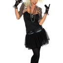 fun shack 80s Pop Star Costumes for Women, Vintage Pop Star Outfit, 80s Halloween Party Costume for Women, L