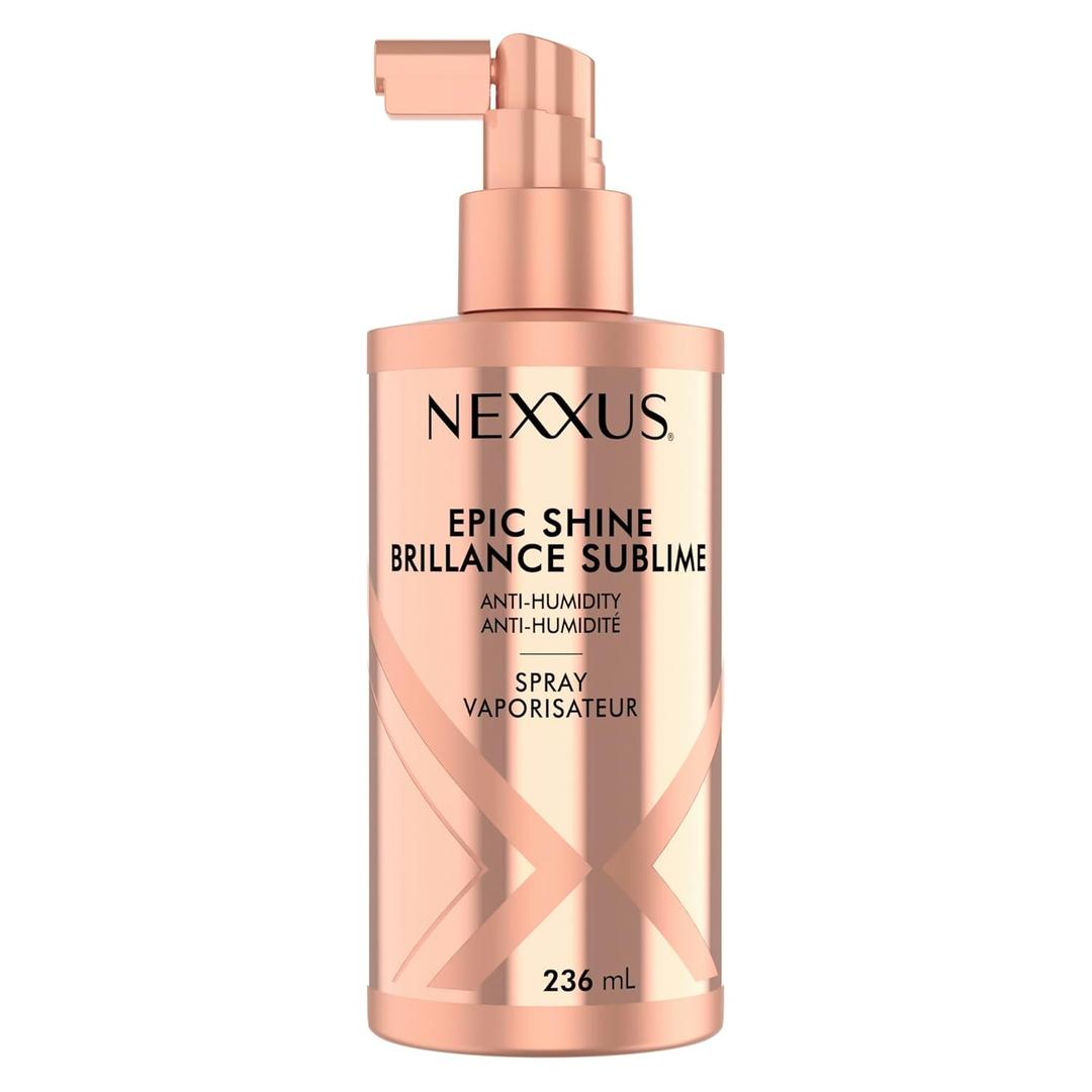 Nexxus Styling Sleek Polish Hair Heat Protectant Anti-Humidity Spray Hair Care Powered by STYLEPROTECT Technology 8 oz