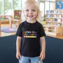 ArtJaroz Toddler First Day of Kindergarten Shirt for Girls Boys Kids 1st Day of School Shirts 2025 Back to School Tshirt Cotton 2T-8Y (Black)