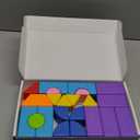 Big Magnetic Building Blocks, 1.65 Inches Multi-Shape Magnet Toy Set for Toddlers, 8 Colors Montessori Sensory Construction Tiles for Boys and Girls 3 4 5 6 Years Old (22PCS)