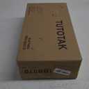 TUTOTAK Narrow Side Table with Charging Station,Small End Table with USB Ports and Outlets, Skinny Sofa Table, Slim Nightstand, Living Room, Bed Room, Brown TB01BB079 (3-Tier7.9"D x 15.8"W x 26"H)