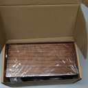 AOOSY Wood Bento Box, Lunch boxes, Japanese Traditional Natural Square Wooden Lunch Containers Women's Men's Adult Wood Bento Box with Spoon Fork kit