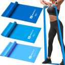Resistance Bands,Professional Long Non-Latex Elastic Stretch Bands,Exercise Bands for Physical Therapy, Yoga, Pilates, Rehab, at-Home or The Gym Workouts, Strength Training (5-FT, Blue)